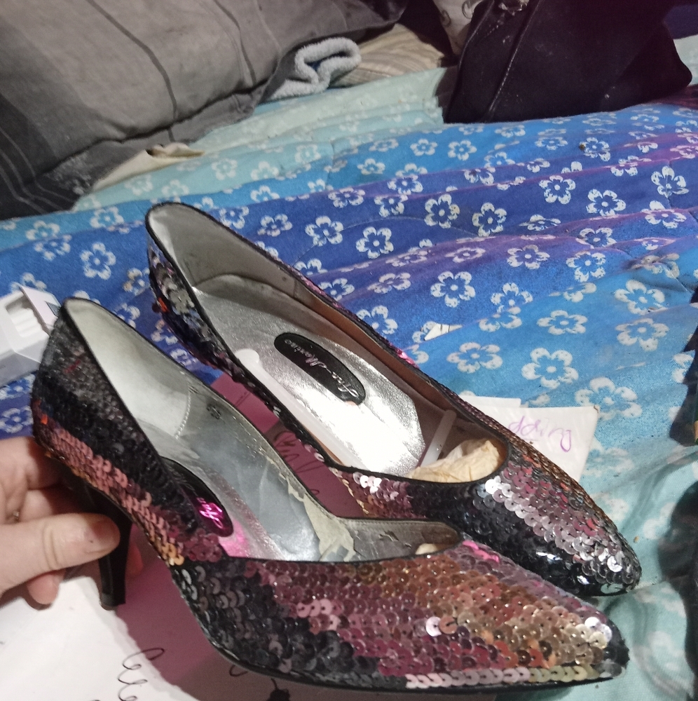 Wedding/Prom Evening out in the city Party Glitter Heels